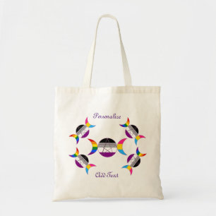 Bolsa Tote Pentáculo de Deusa da Lua Tripla orgulho gay