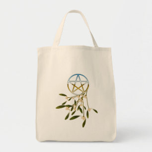 Bolsa Tote Pentátopo com Mistletoe