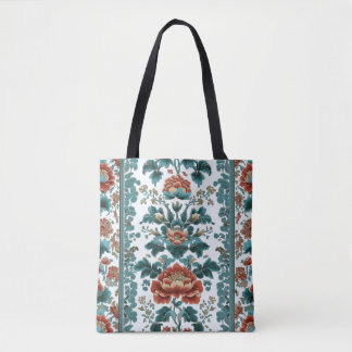 Bolsa Tote Peony Brocade