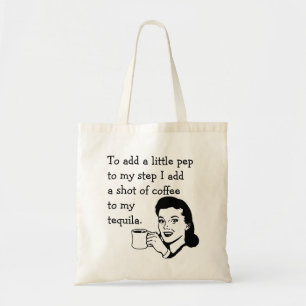 Bolsa Tote Pep de café tequila