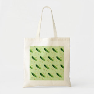 Bolsa Tote Pepinos, pepinos, legumes verdes