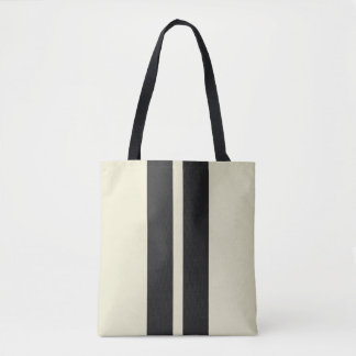 Bolsa Tote Pepper Branco 🏁 Listras de Corrida Mini
