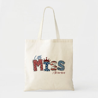 Bolsa Tote Pequena Miss América Tote Bag