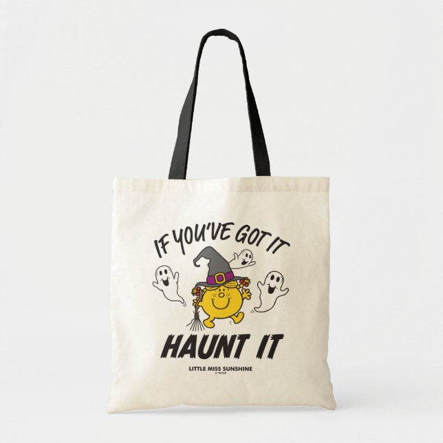 Bolsa Tote Pequena Senhorita Sunshine Haunt It Halloween (Frente)