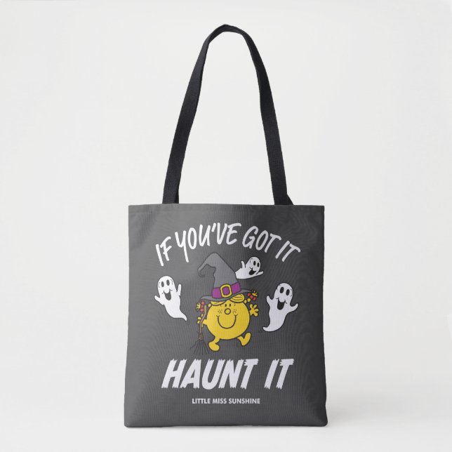 Bolsa Tote Pequena Senhorita Sunshine Haunt It Halloween (Frente)