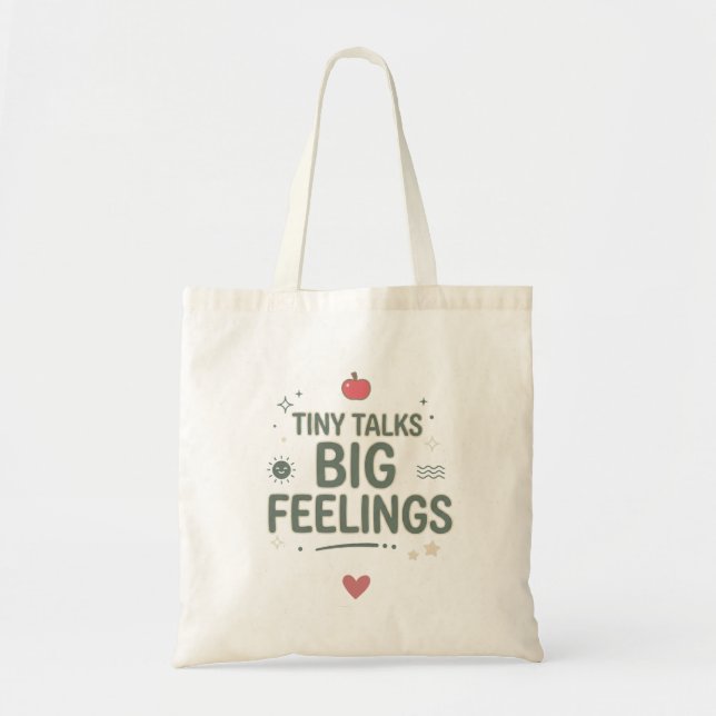 Bolsa Tote Pequenas Conversas Grandes Sentimentos Vida de Con (Frente)