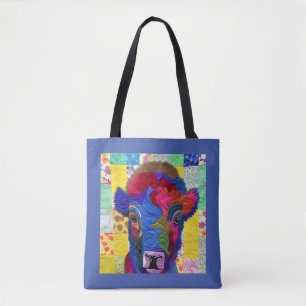 Bolsa Tote Pequeno Bebê Bison Quilado Como Design