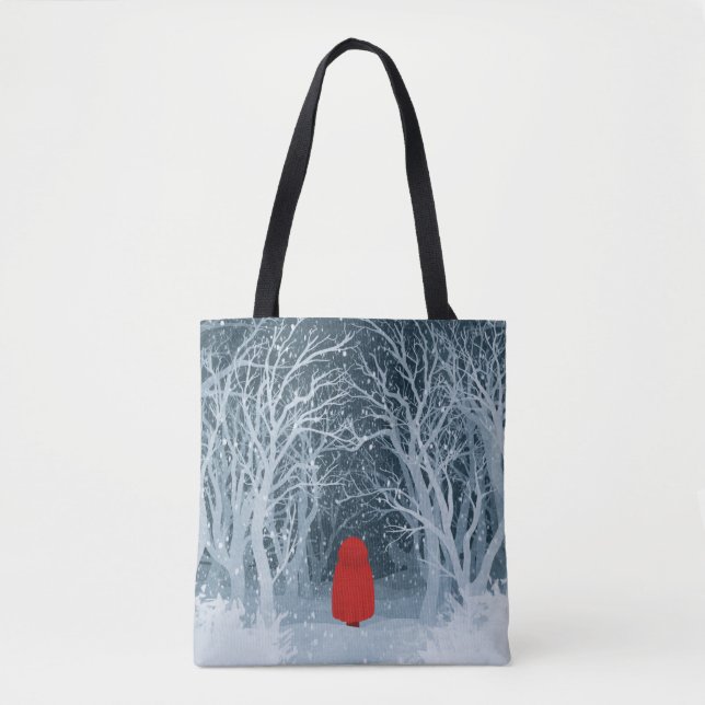 Bolsa Tote Pequeno Chapéu Vermelho (Frente)