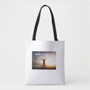 Bolsa Tote Pequeno Dih Grandes Sonhos Meme Engraçado