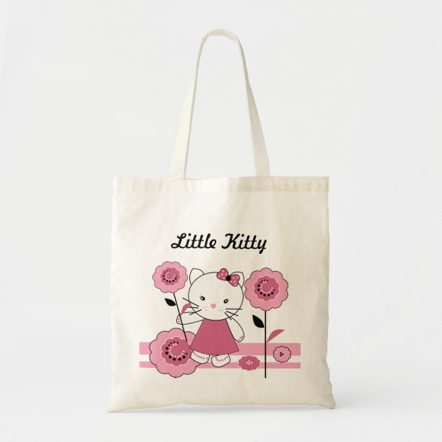 Bolsa Tote Pequeno Gatinho (Frente)