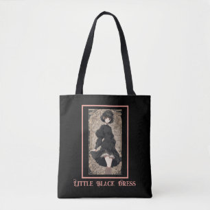 Bolsa Tote Pequeno Ícone de Vestido Preto LBD