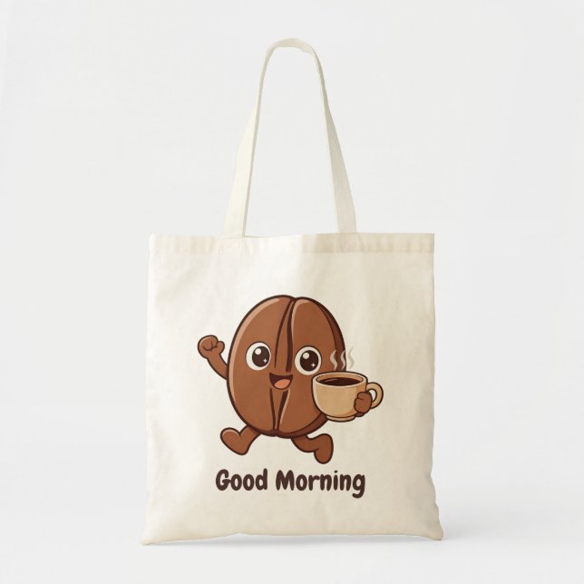 Bolsa Tote Pequeno Kaka – Bom Dia  (Frente)