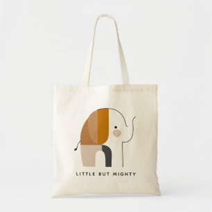 Bolsa Tote Pequeno, mas poderoso   Elefante minimalista