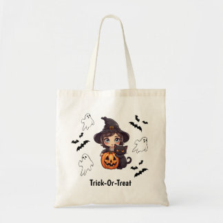 Bolsa Tote Pequeno Truque De Bruxas Ou Tratar