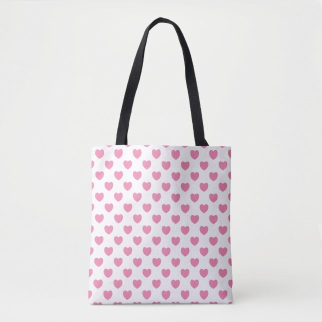 Bolsa Tote Pequenos Corações | LH-01 | (Frente)