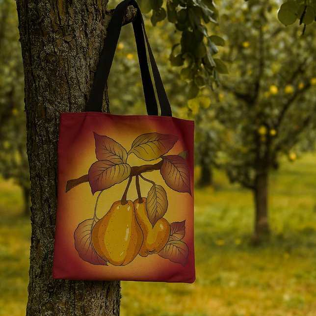Bolsa Tote Pêras Em Uma Árvore (Criador carregado)