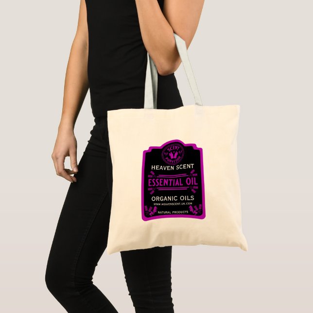 Bolsa Tote Percentagens Essenciais de Óleo (Frente (produto))