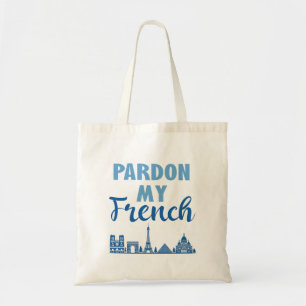 Bolsa Tote Perdão Meu Francês - Paris Skyline