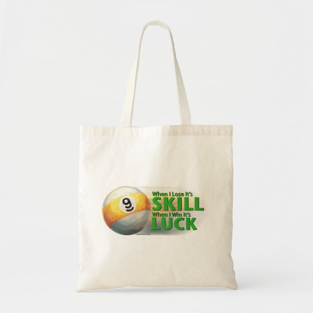 Bolsa Tote Perder Skill Ganhou 9 Bola da Sorte (Frente)