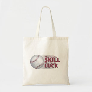 Bolsa Tote Perder Skill Ganhou Sorte de Baseball