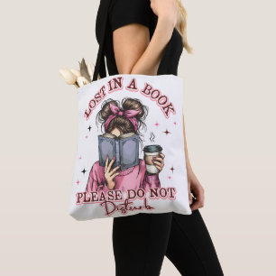 Bolsa Tote Perdido em um Livro...