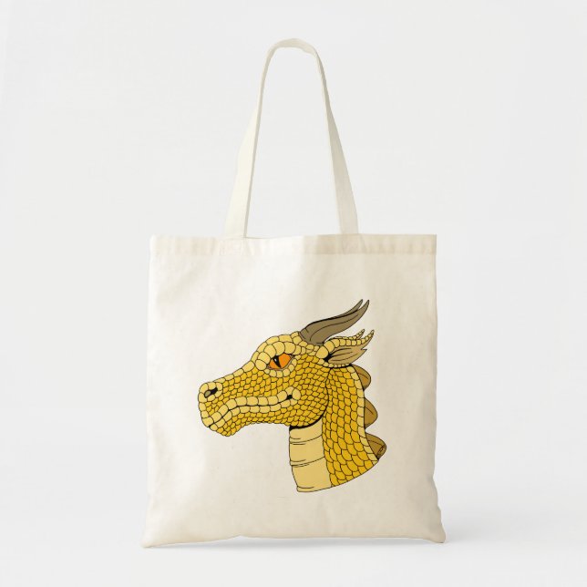 Bolsa Tote Perfil do Dourado Dragão (Frente)