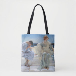 Bolsa Tote Pergunte-me Mais by Sir Lawrence Alma Tadema