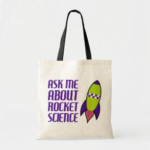Bolsa Tote Pergunte-me sobre a astronáutica