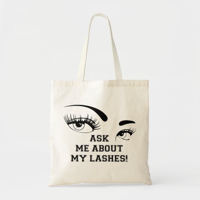 BOLSA TOTE PERGUNTE-ME SOBRE MEU SACO DE BOLSAS DOS CHICOTES (Frente)