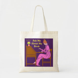 Bolsa Tote Pergunte-me sobre minha senhora Autor do art deco