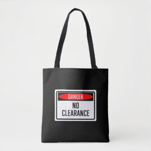 Bolsa Tote Perigo Sem Sinal de Depuração
