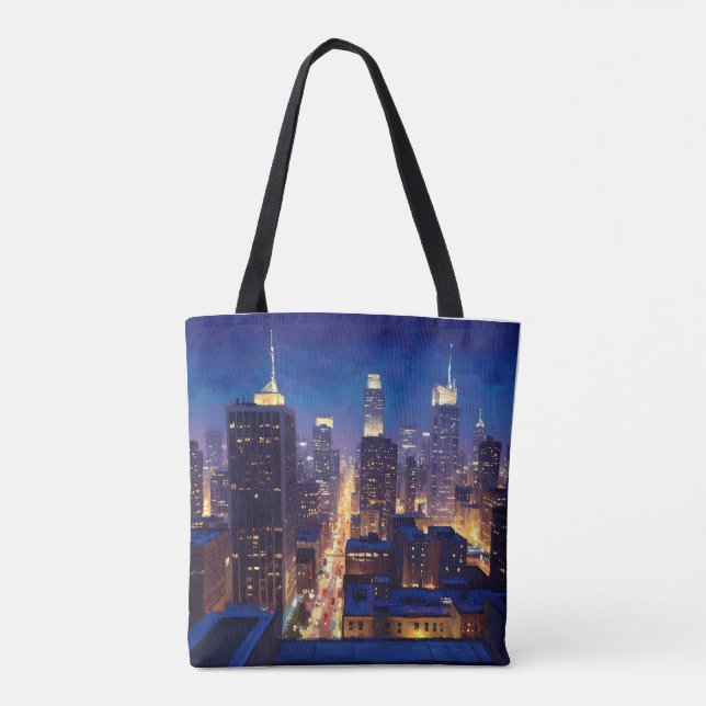 Bolsa Tote Peripheral Metropolis View (Verso)
