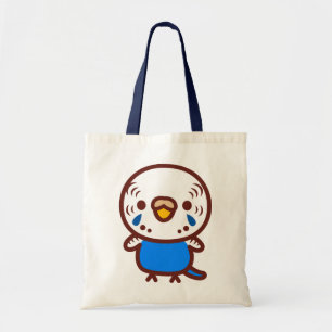 Bolsa Tote Periquito australiano / Fêmea cobalto normal