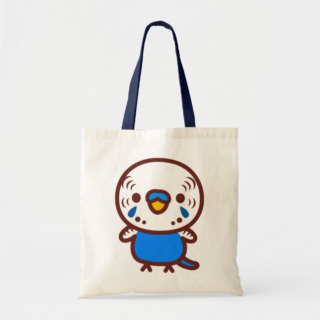 Bolsa Tote Periquito australiano / Macho cobalt normal (Frente)