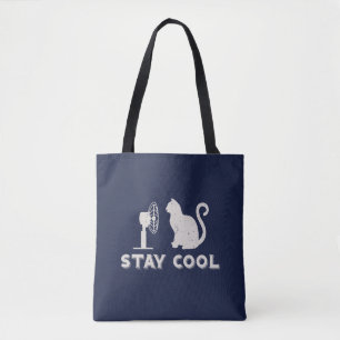 Bolsa Tote permaneça legal design de gatos
