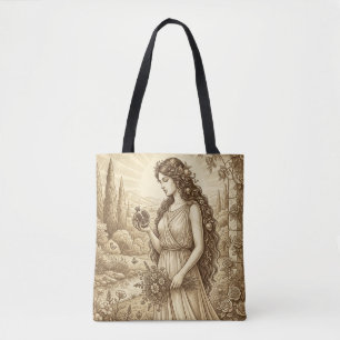 Bolsa Tote Perséfone Mitologia Vintage