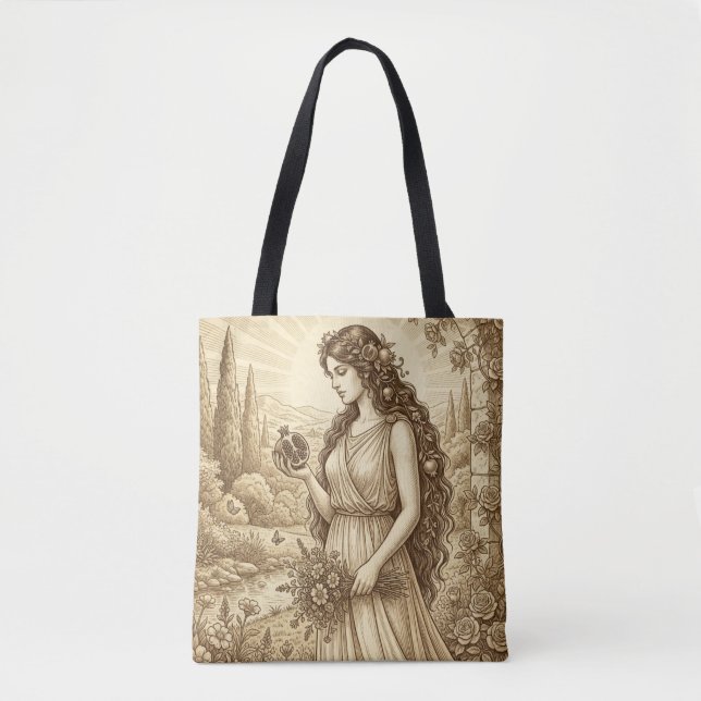 Bolsa Tote Perséfone Mitologia Vintage (Frente)