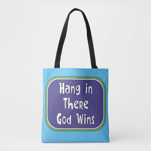 Bolsa Tote Persevere - Deus Vence (Frente)