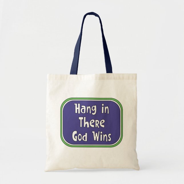 Bolsa Tote Persevere - Deus Vence (Frente)