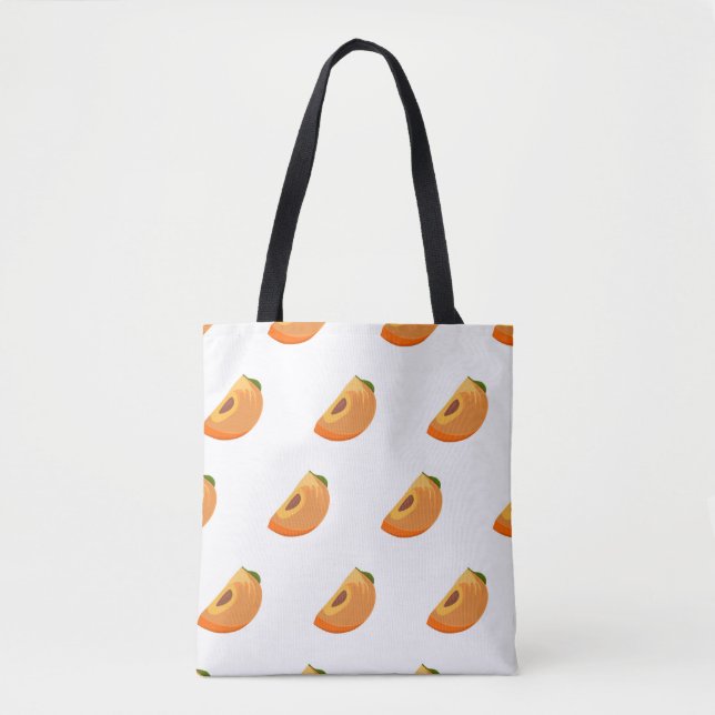 Bolsa Tote Persimmon pattern isolated on a white background.  (Frente)