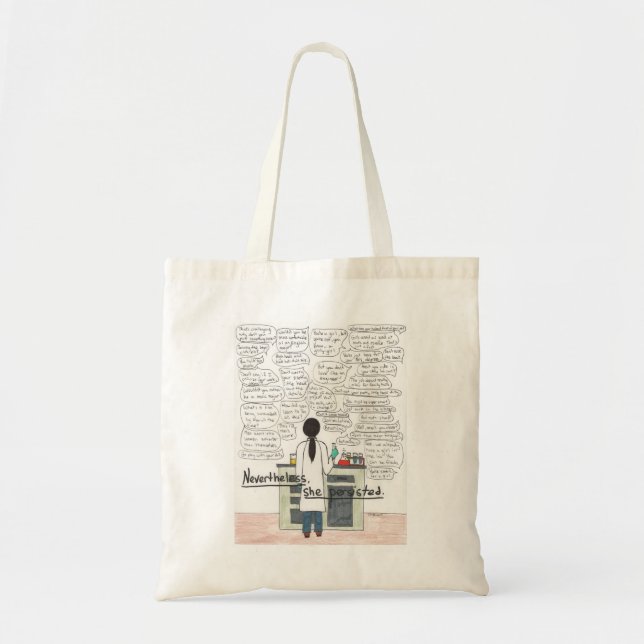 Bolsa Tote Persistiu (a HASTE) (Frente)