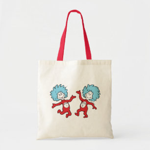 Bolsa Tote Personagem Coisa 1 e Coisa 2 do Dr. Seuss