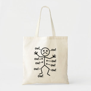 Bolsa Tote Personagem Divertido Ow Ow Ow Ow Ow Ow Ow