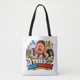 Bolsa Tote Personagens Engraçados Balão de Volta às Aulas