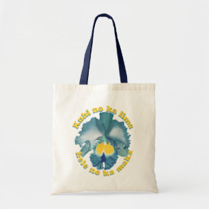 Bolsa Tote Personalização Tropical Para Yamamoto Hula Ohana