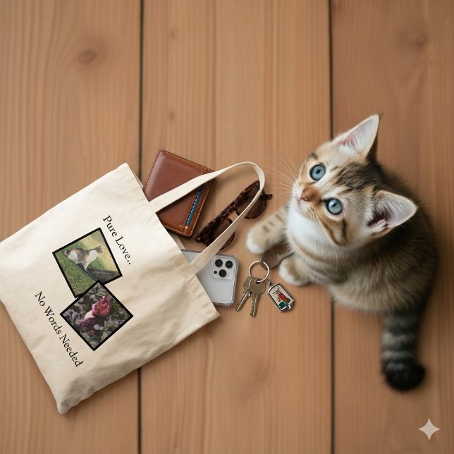 Bolsa Tote Personalizada Amante de Animais de Esti (Criador carregado)