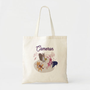 Bolsa Tote Personalizada Banda de Animais da Flore