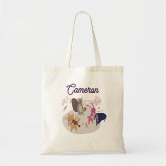 Bolsa Tote Personalizada Banda de Animais da Flore