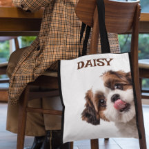 Bolsa Tote Personalizada com Foto de Cachorro Marr