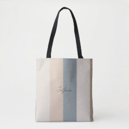 bolsa tote personalizada com listras decentes